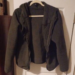 🍃Cozy Green Zip Up Hoodie